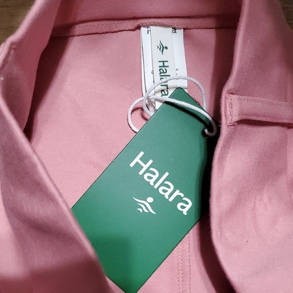 HALARA Pink High-Waisted Cropped Pants - Picture 2 of 9